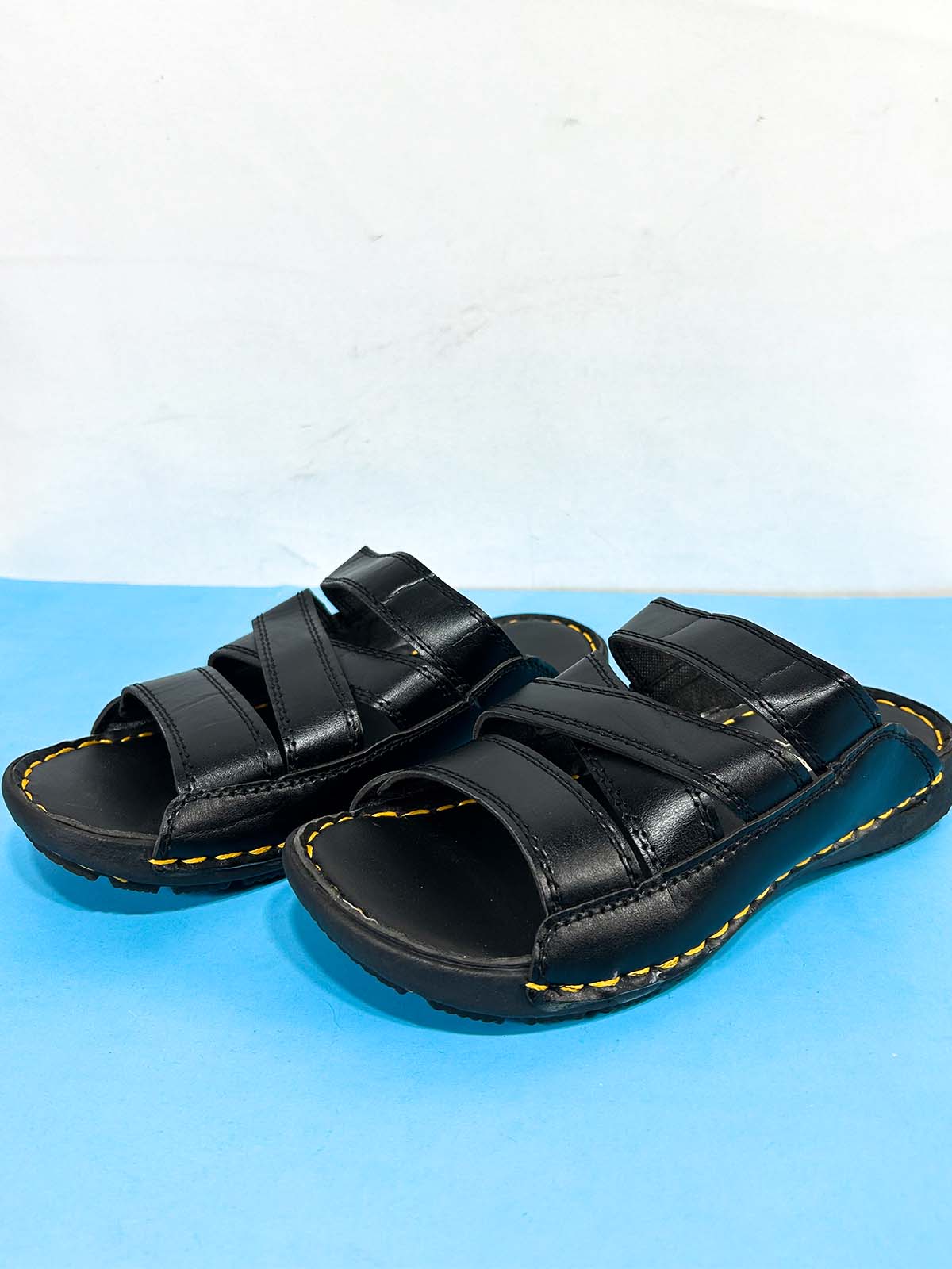 Black Casual Slippers for Men MC152