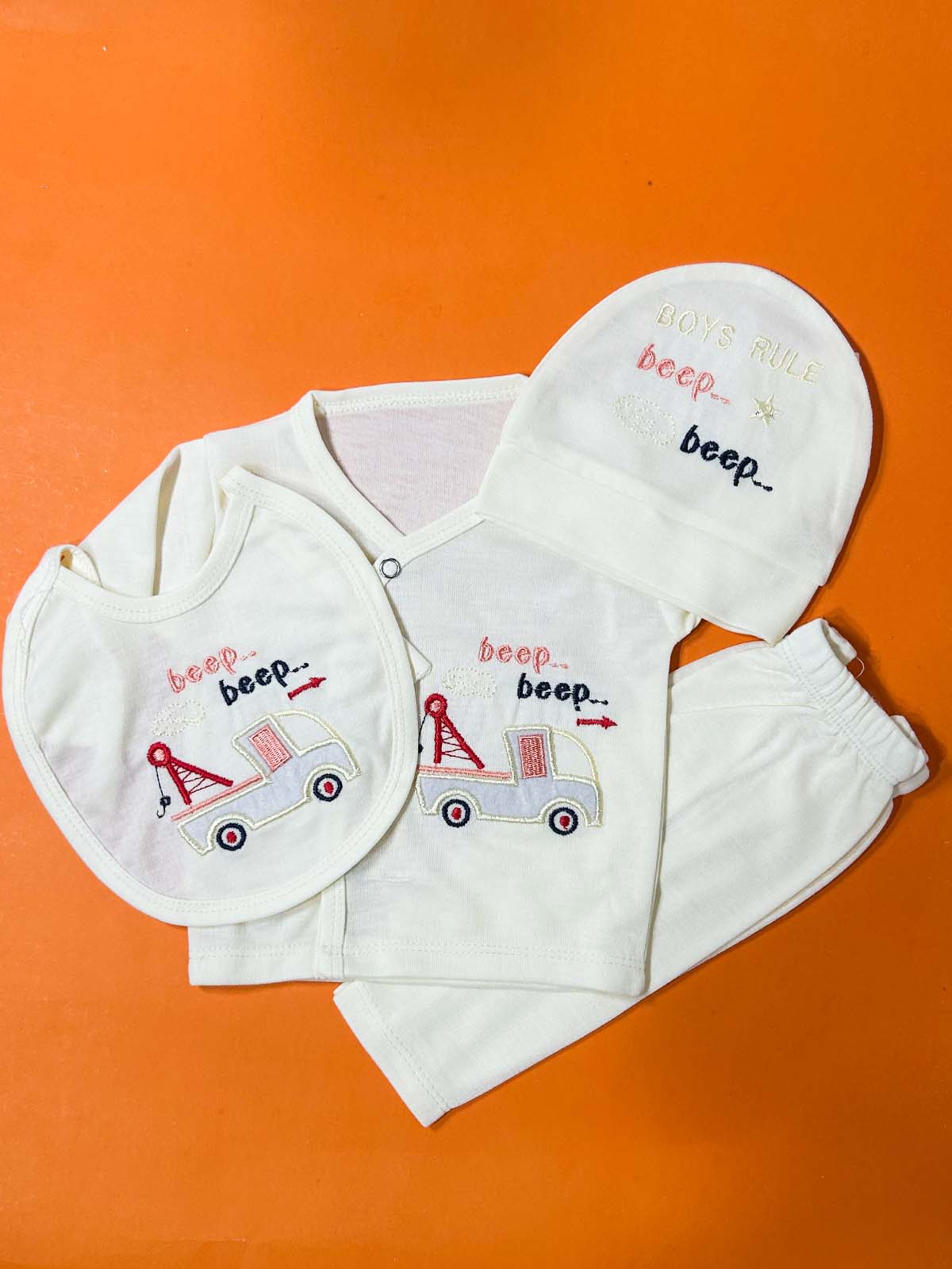 0Mth - 3Mth Yellow 4Pcs Gift Set For Newborn HG NBGS273
