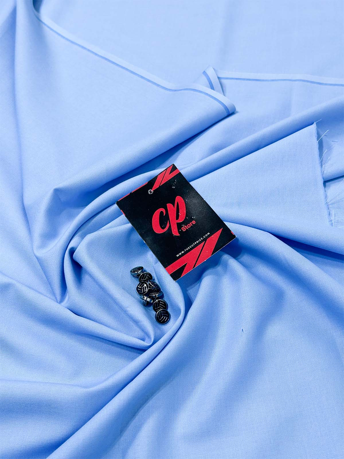 Sky Blue Unstitched Kameez Shalwar For Men MUF138