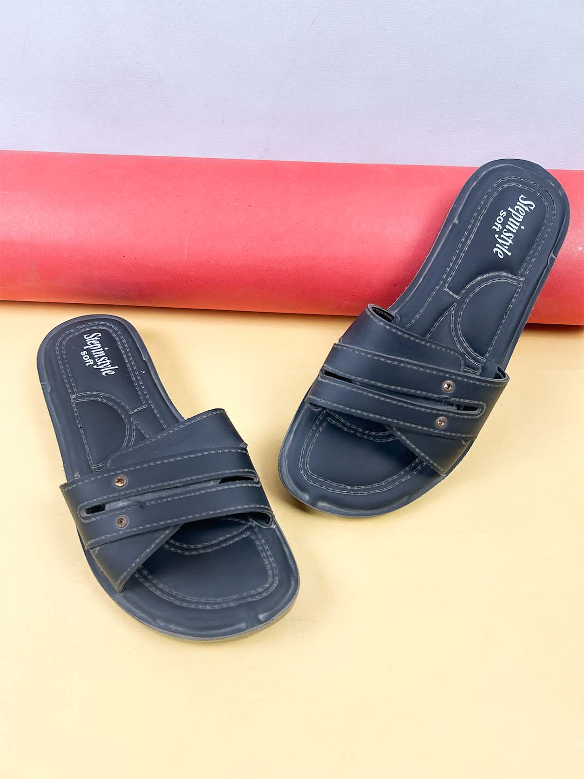 Black Casual Slipper for Women WS59