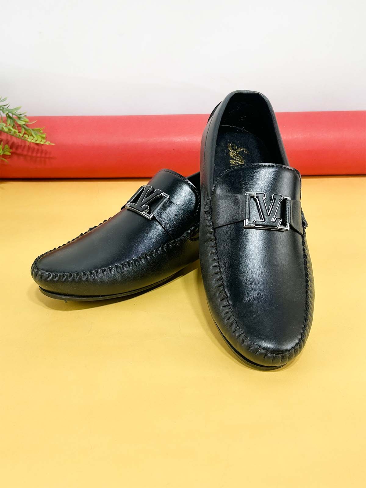 Black Loafers for Men ML96