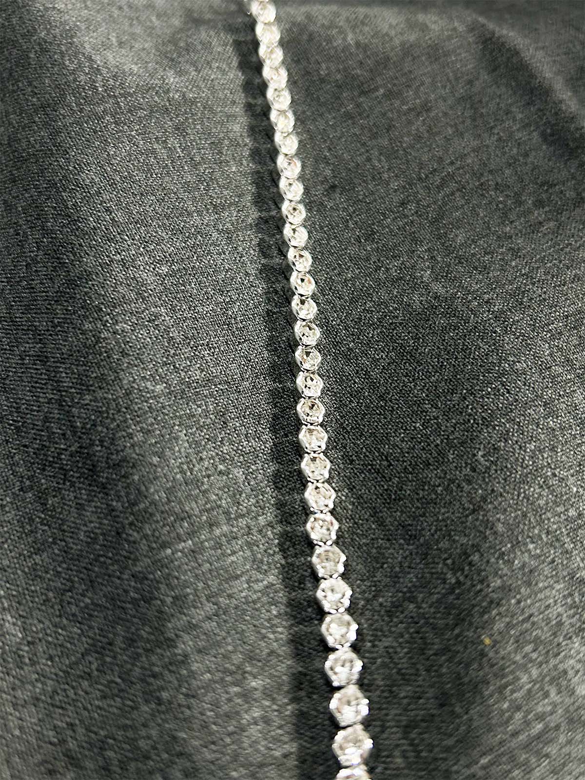 Silver Fancy Bracelet WGN18