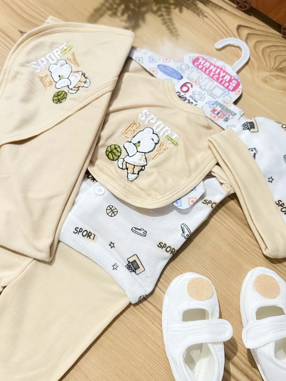 0Mth - 3Mth Fawn 6Pcs Gift Set For Newborn HG NBGS368
