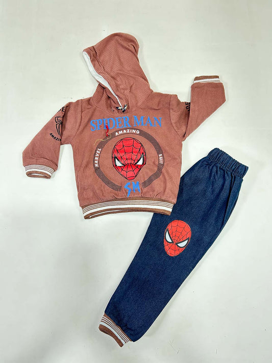 1Yr - 4Yrs Fleece SM Pink Suit For Kids RZ BS532