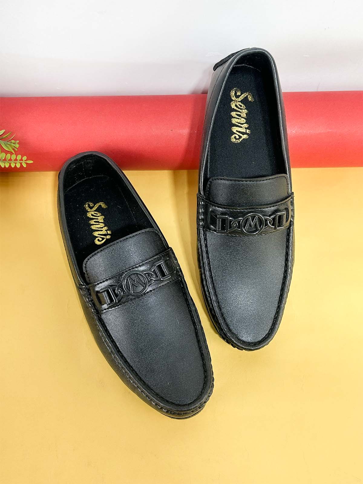 Black Loafers for Men ML97