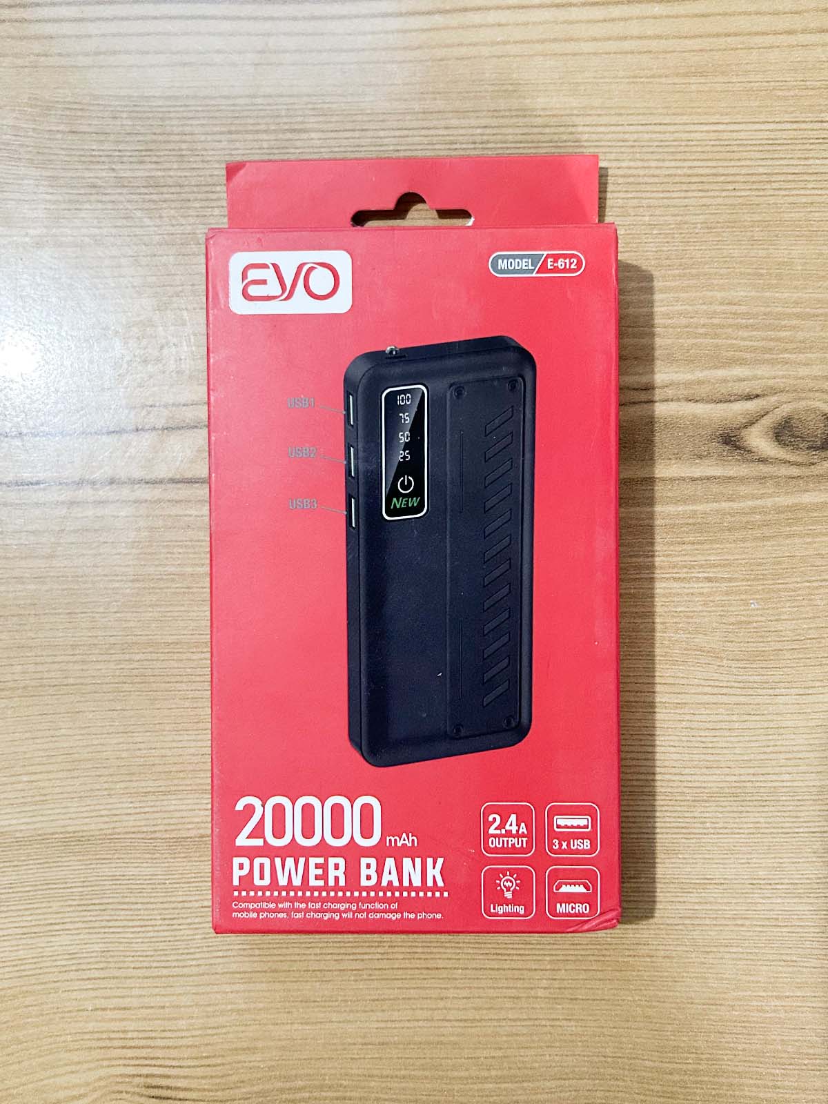 EVO E-612 20000 mAh Power Bank MA114