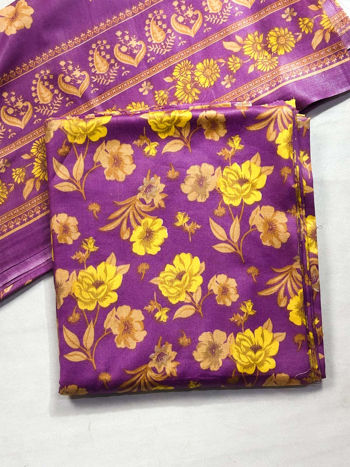 3Pcs Unstitched Digital Lawn Suit For Women WU245