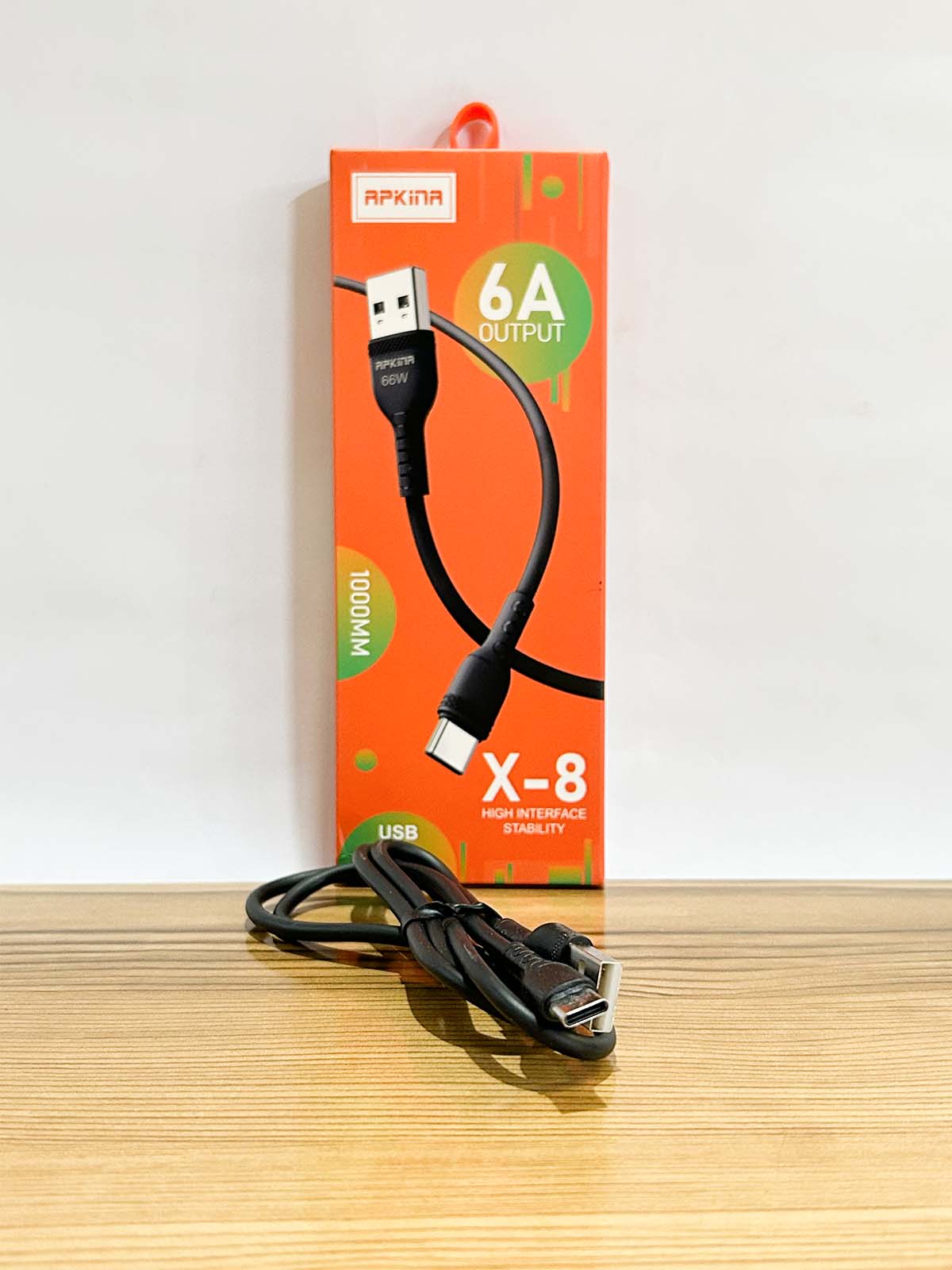 X-8 APKINA Type-C 6W Charging Data Cable MA92