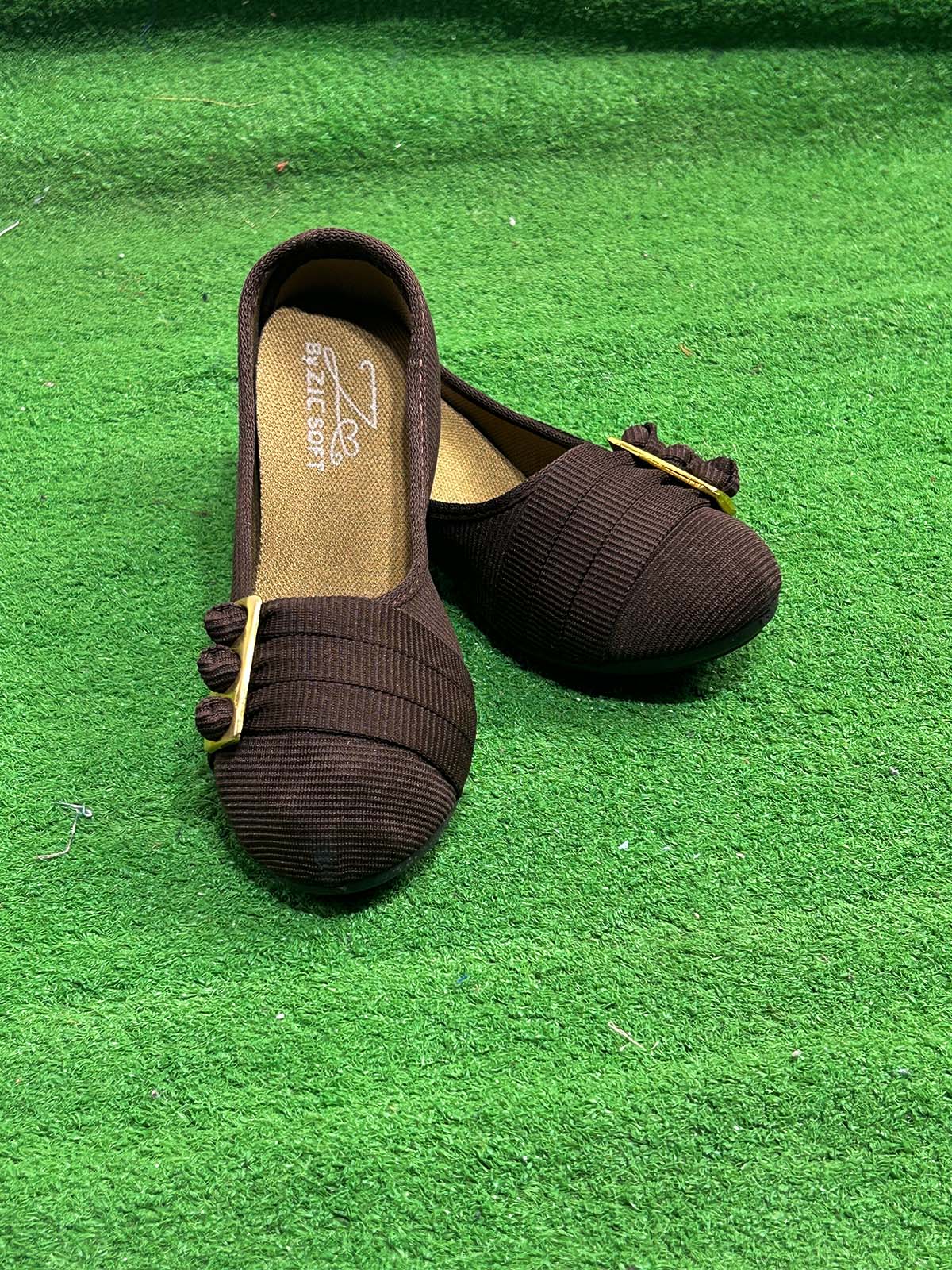 Brown Casual Pumps For Women WP16