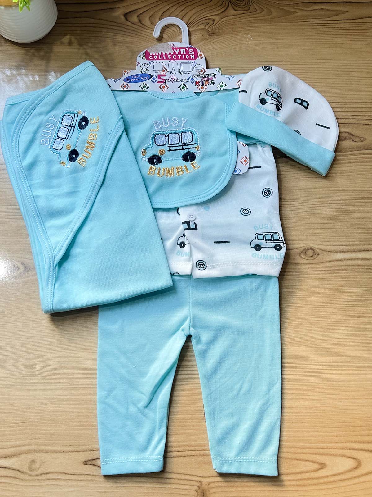 0Mth - 3Mth Ferozi 5Pcs Gift Set For Newborn HG NBGS359