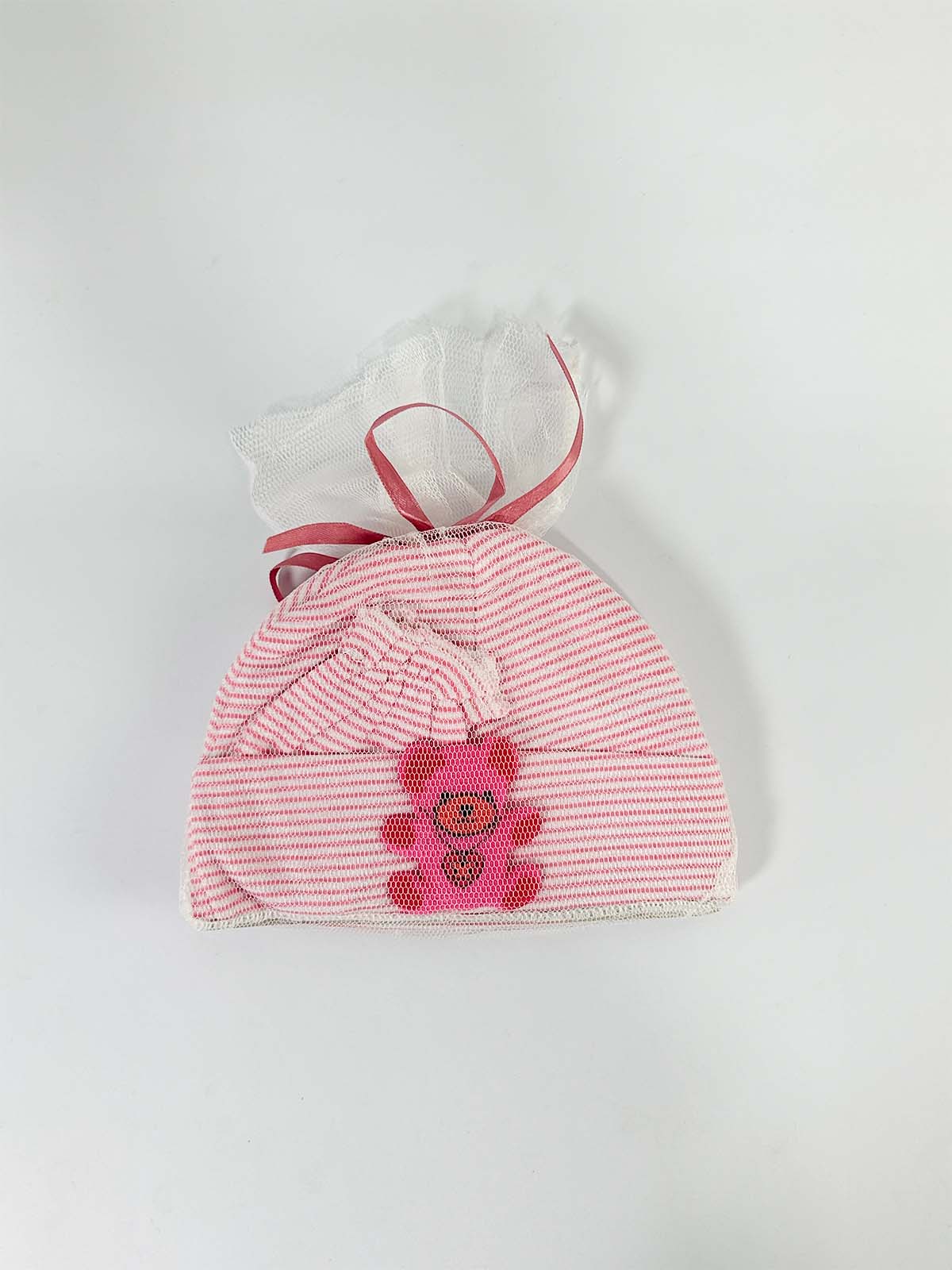 Pink Caps Mitten and Booties Set For Newborn