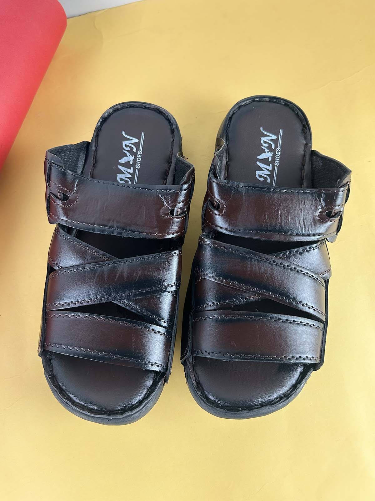 Brown Casual Slippers for Men MC165