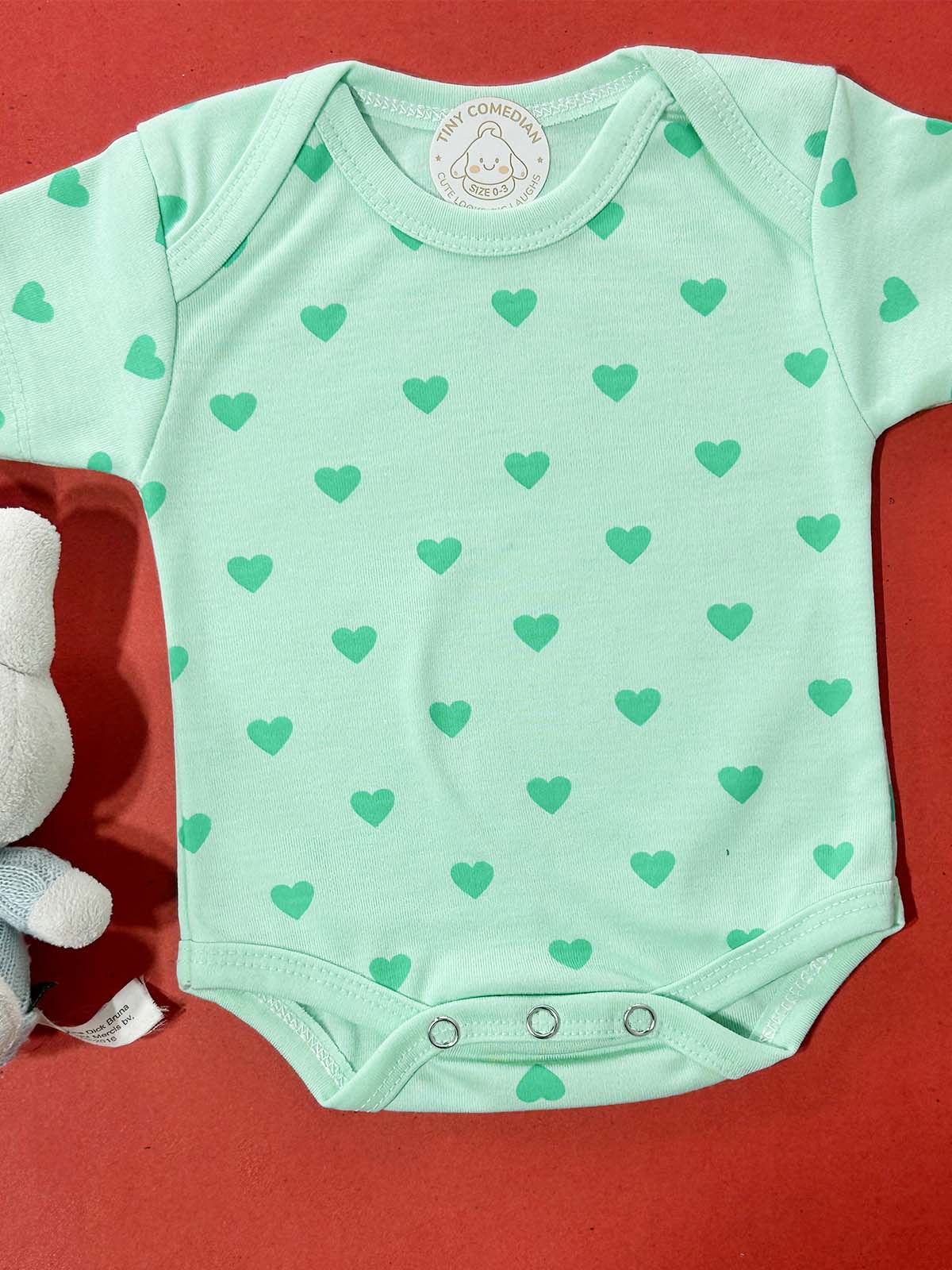 0Mth - 3Mth Green Romper For Newborn HG NBR94