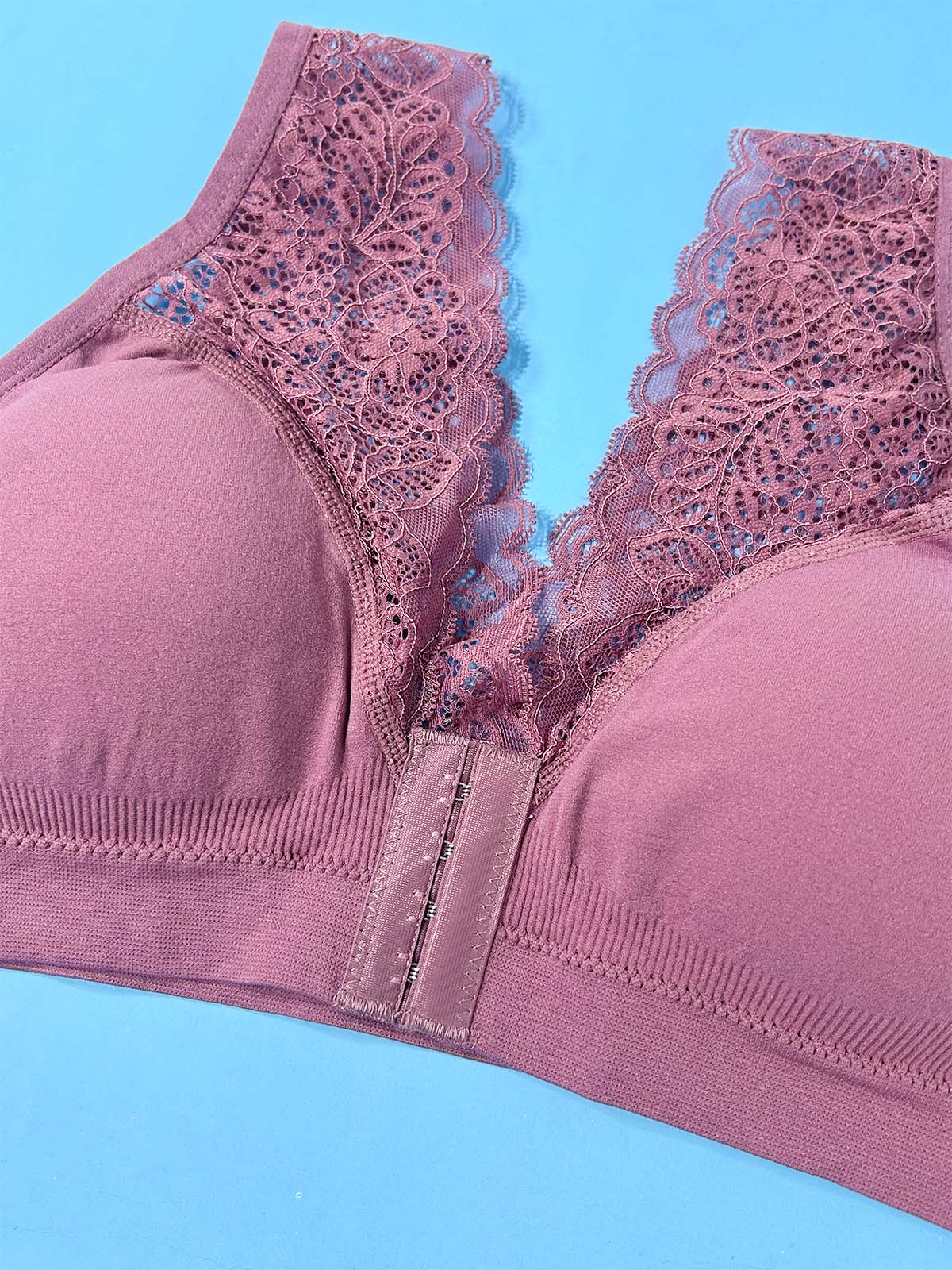 Seamless Purple Padded Bra For Women LB70