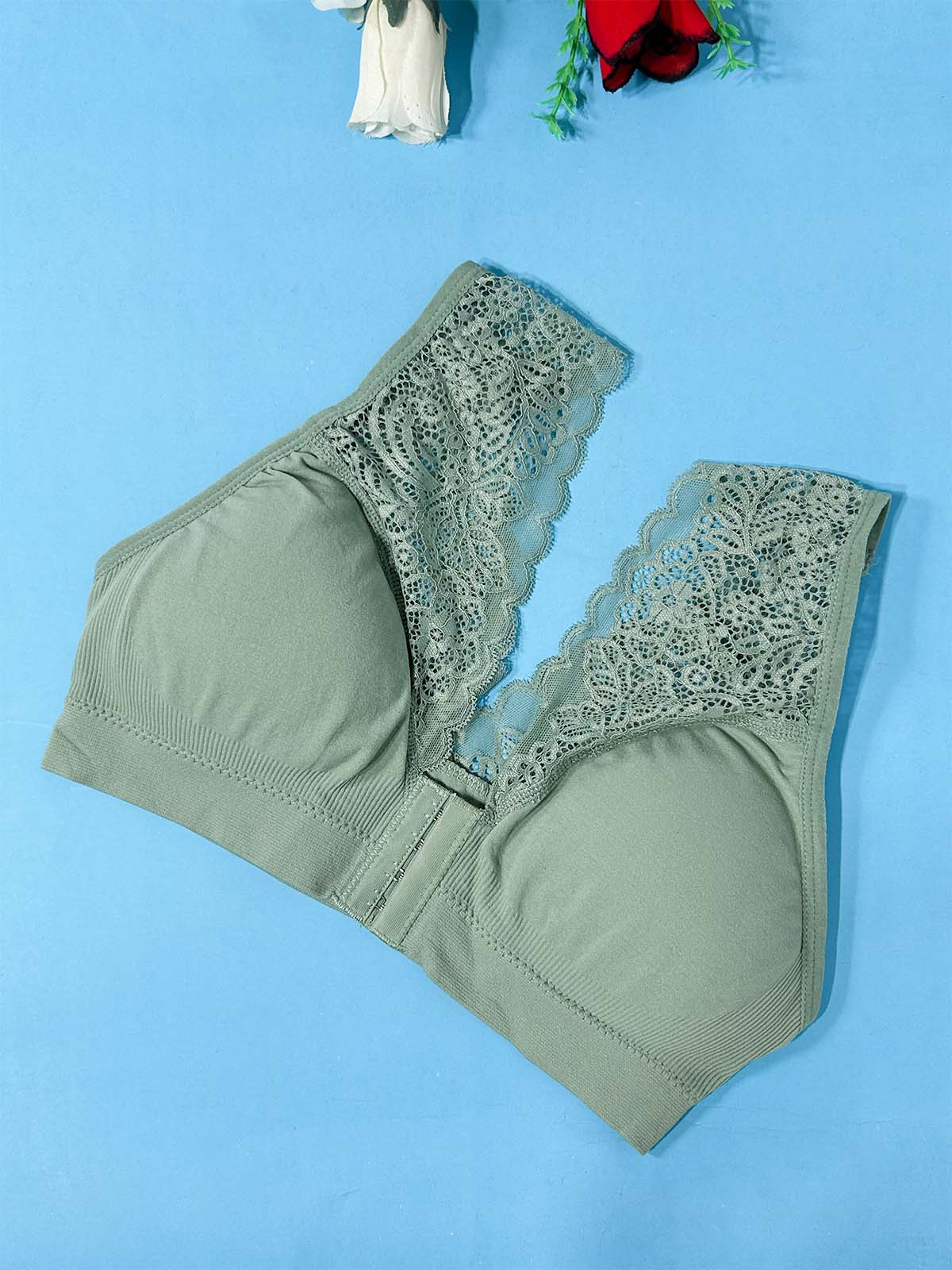 Seamless Green Padded Bra For Women LB69