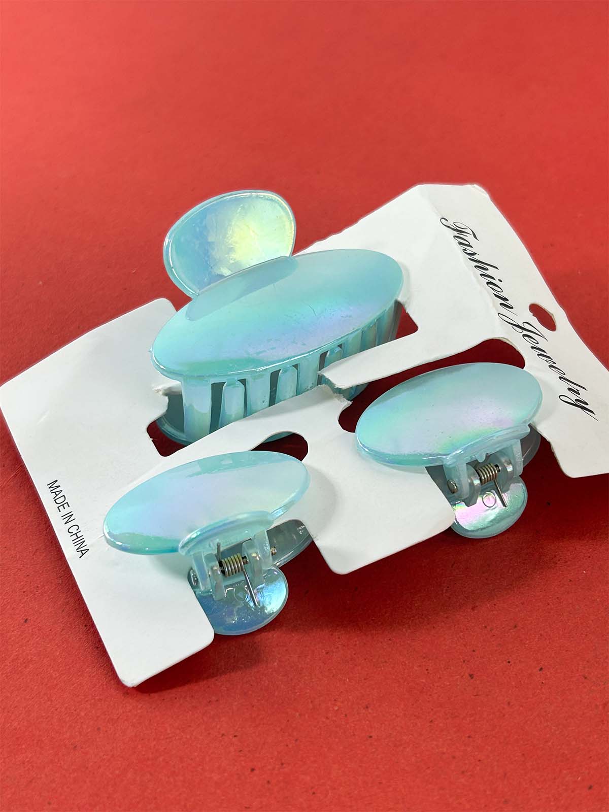 Pack Of 3 Multicolor Hair Clips For Girls GHC95