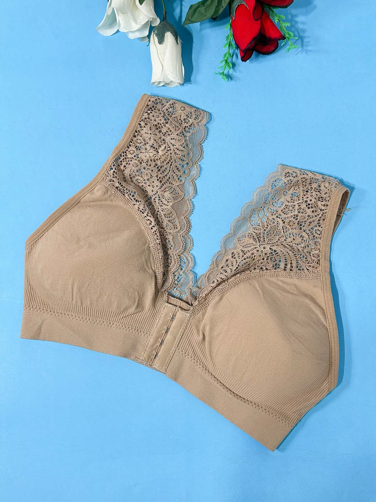 Seamless Brown Padded Bra For Women LB67