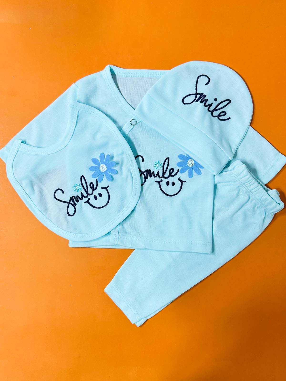 0Mth - 3Mth Blue 4Pcs Gift Set For Newborn HG NBGS284