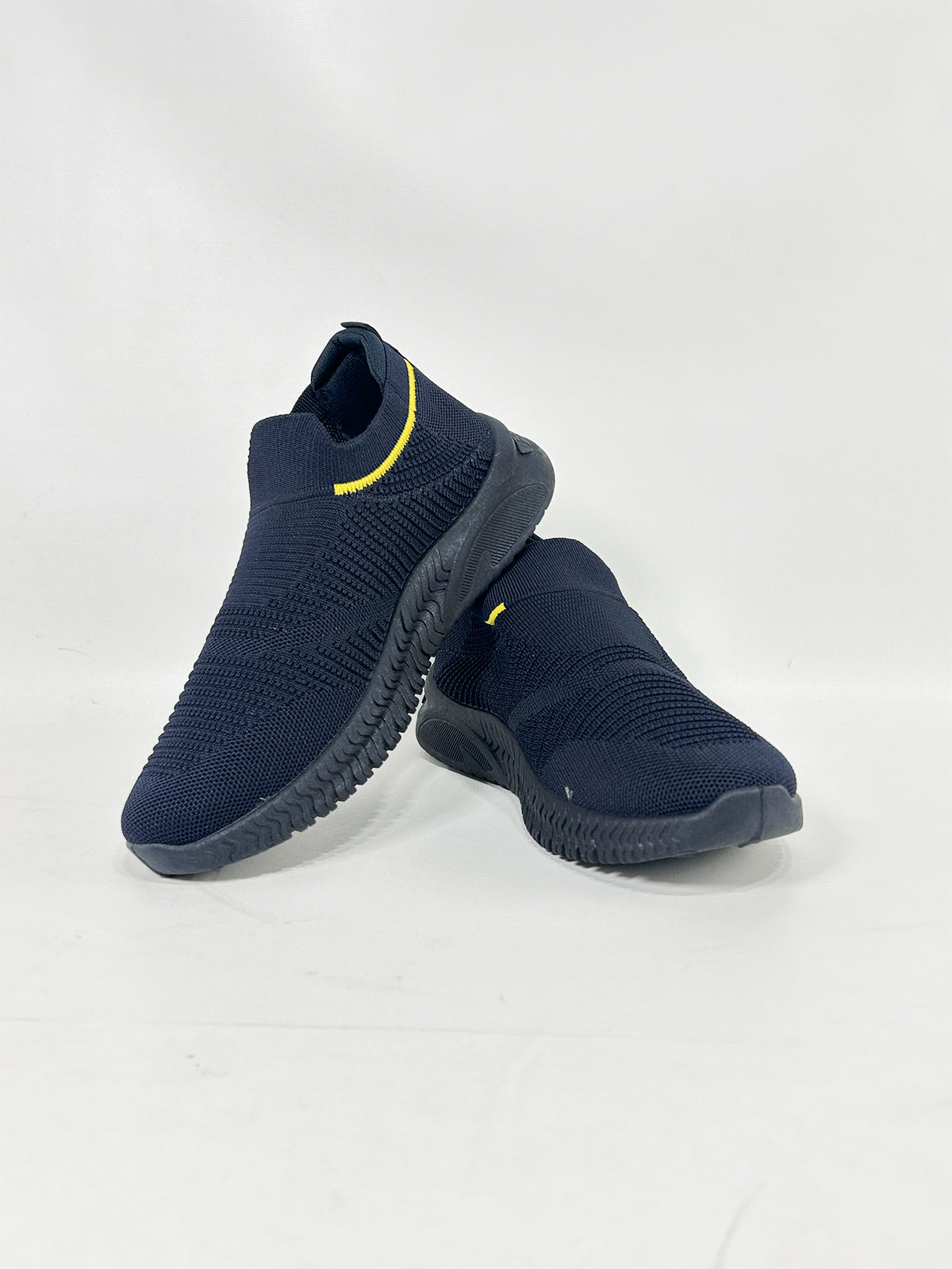 Navy Blue Casual Sneakers For Men MJS187