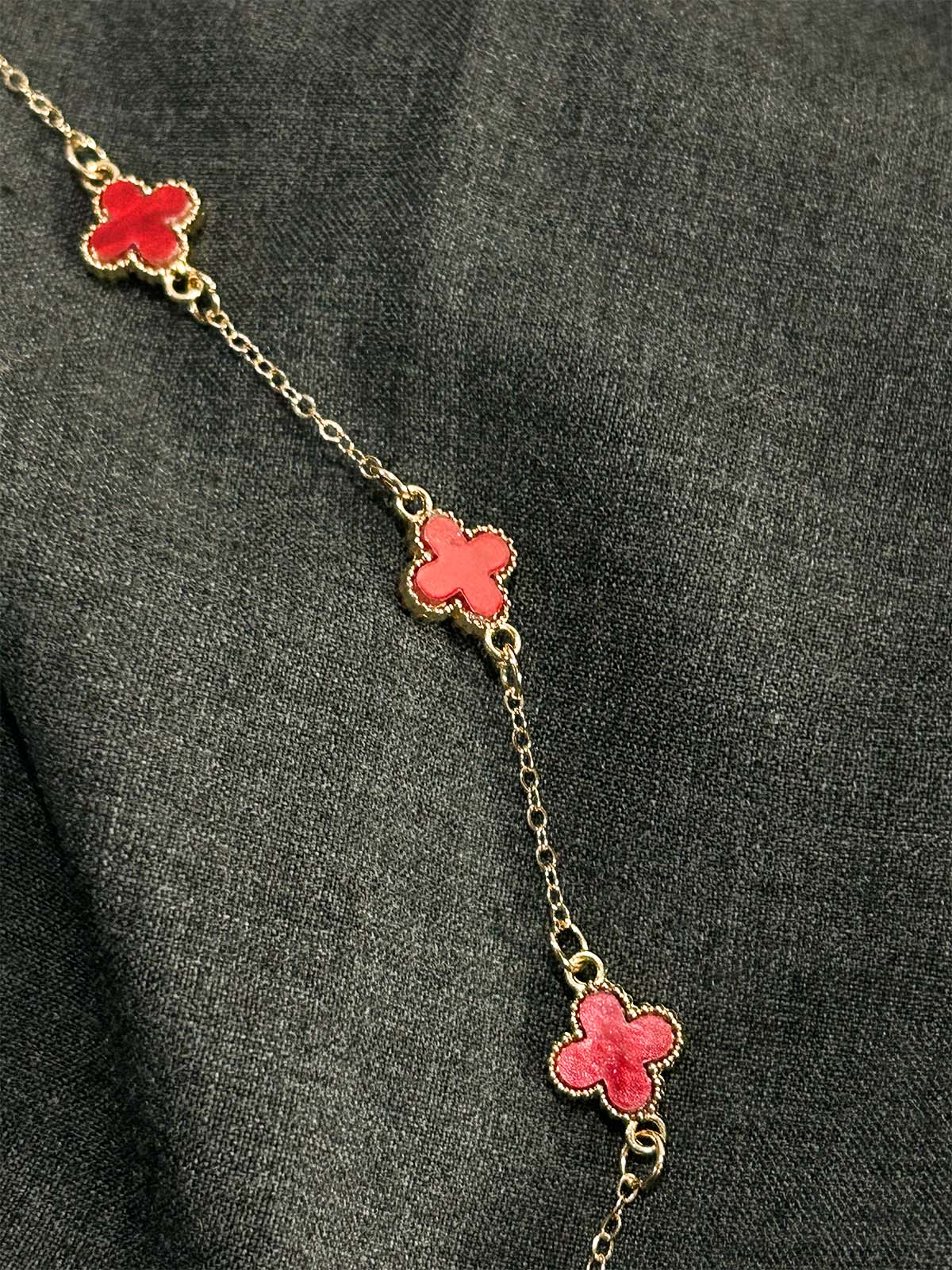 Red Clover Bracelet WGN28