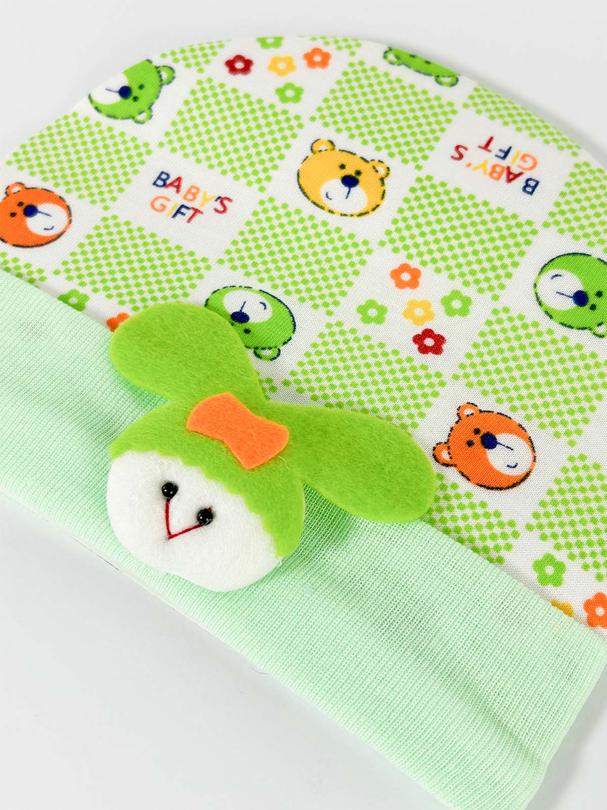 Green Cap For Newborn NB48