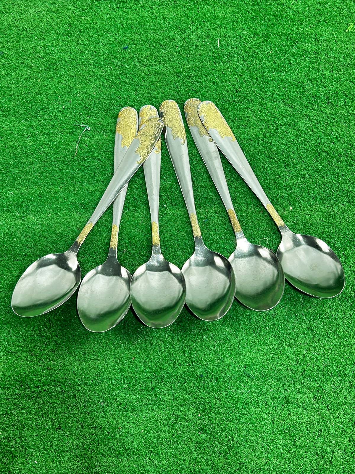 Pack of 6 Stainless Steel Table Spoons D83