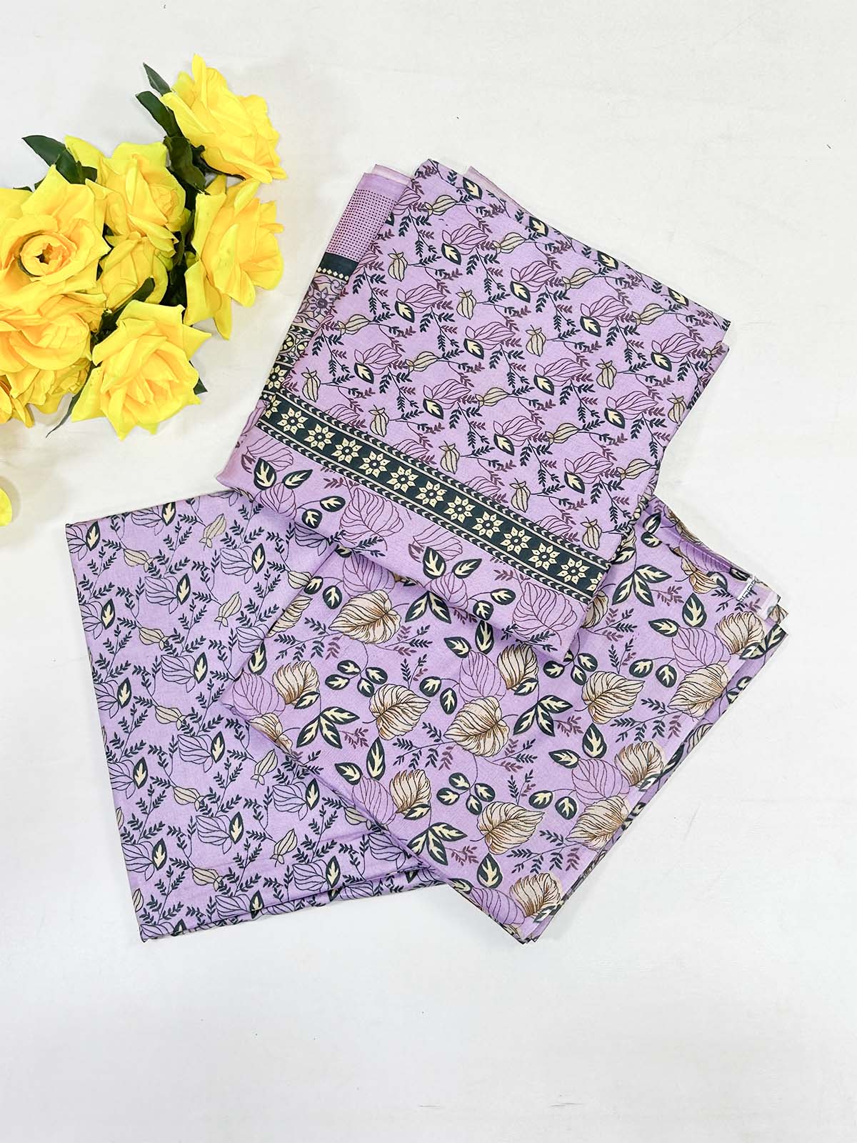 3Pcs Unstitched Digital Lawn Suit For Women WU168