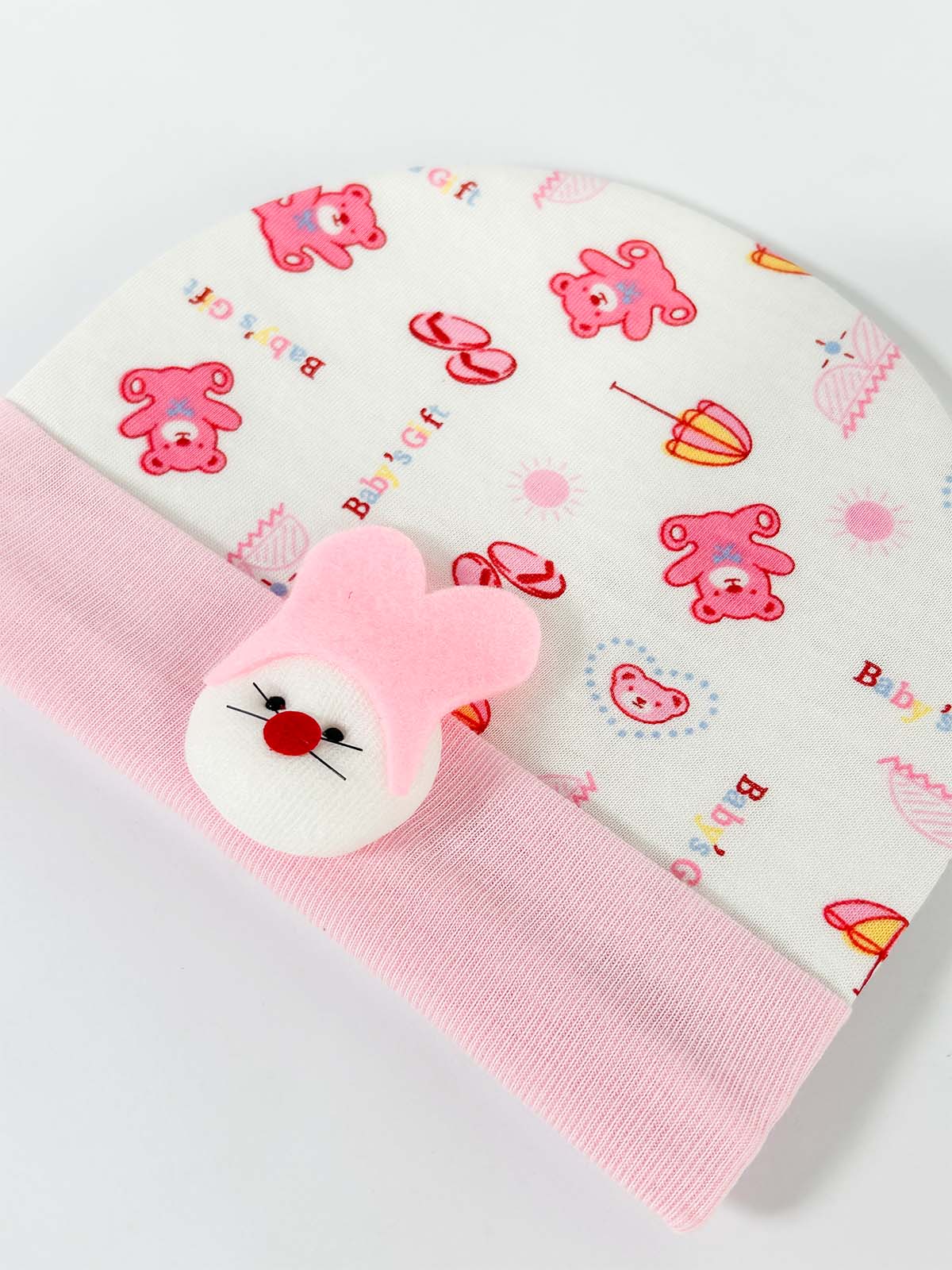 Pink Cap For Newborn NB52