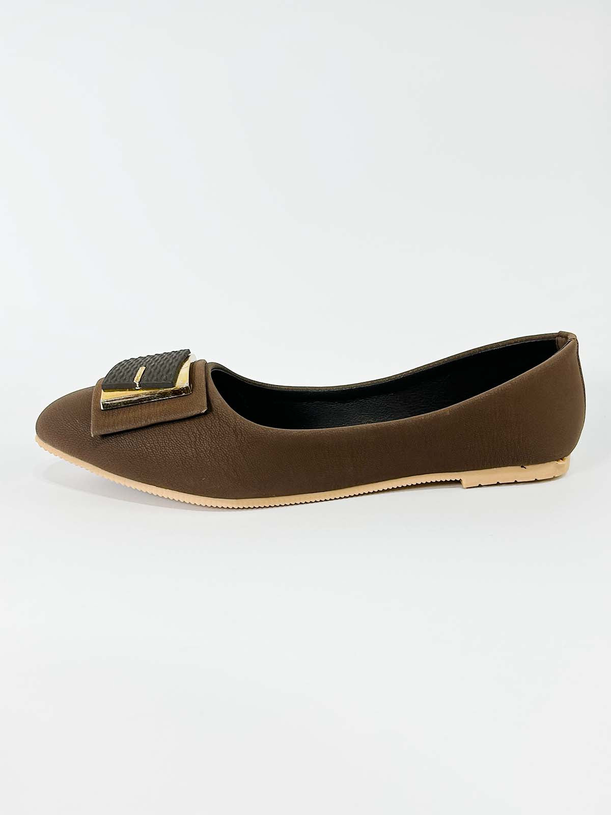 Brown Casual Pumps For Women WP30