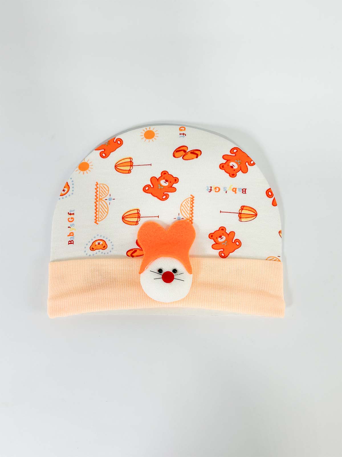 Orange Cap For Newborn NB53