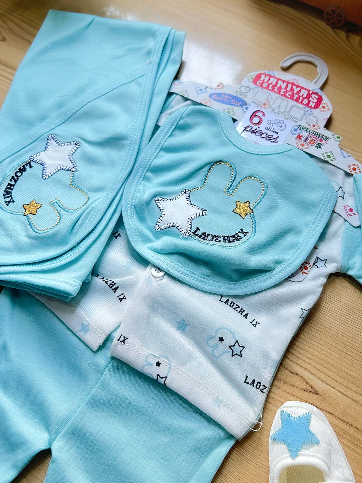 0Mth - 3Mth Ferozi 6Pcs Gift Set For Newborn HG NBGS374