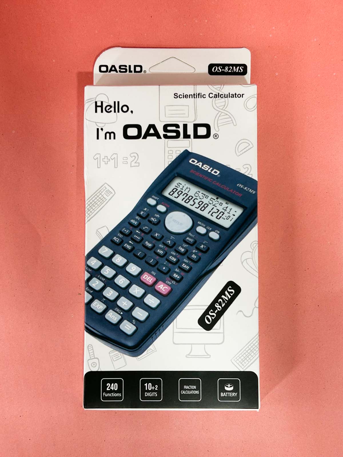 OASLD Scientific Calculator OS-82MS PB208