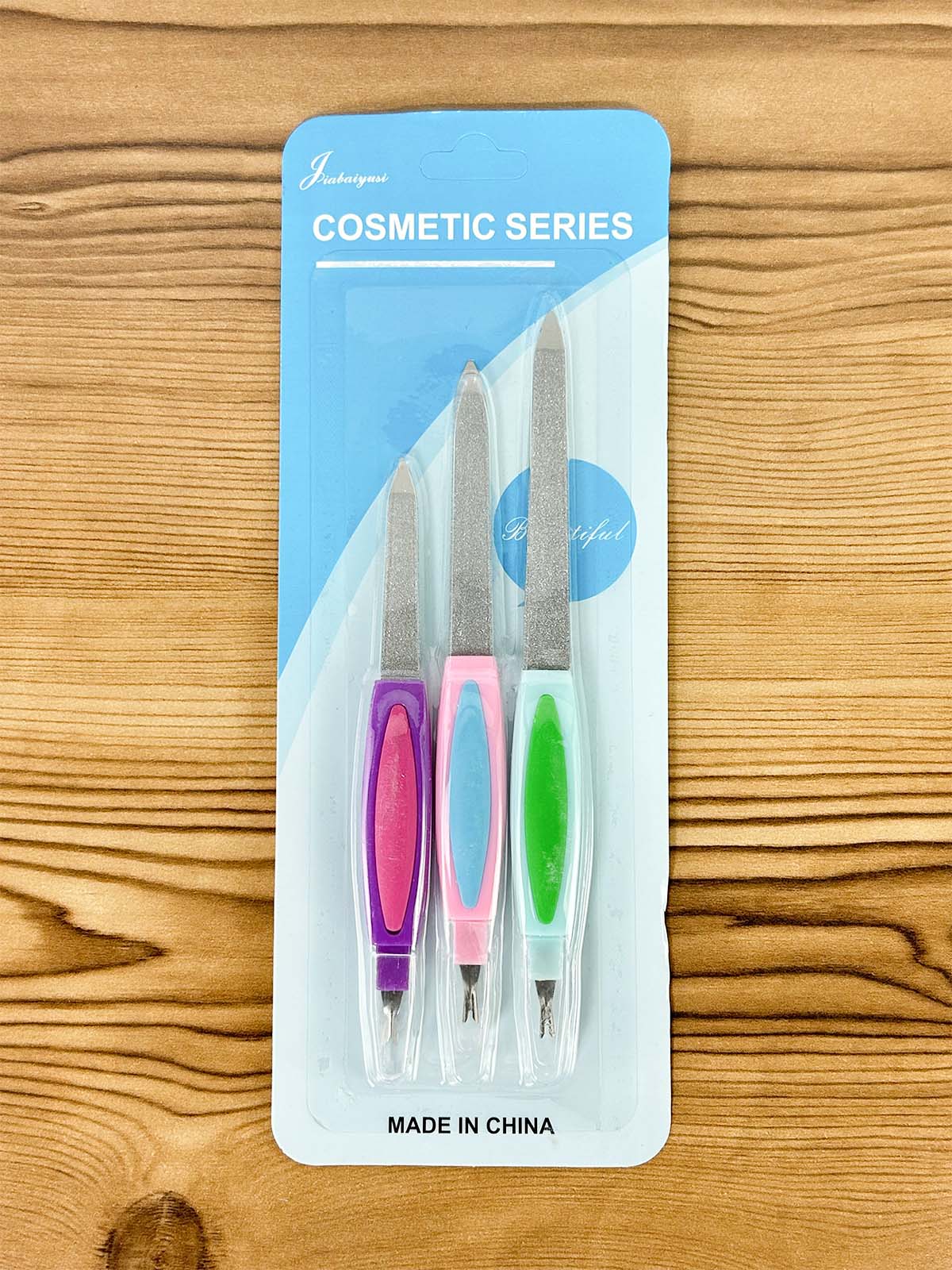 Pack of 3 Nail Filer And Cuticle Removers