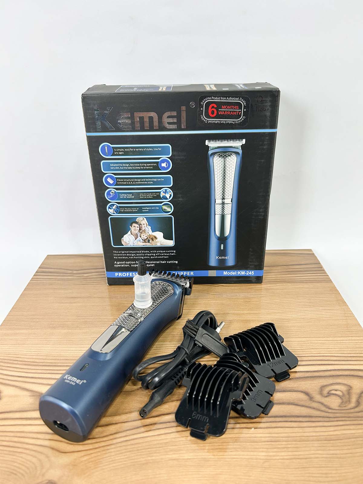 KM-245 Kemei Professional Hair Clipper Trimmer