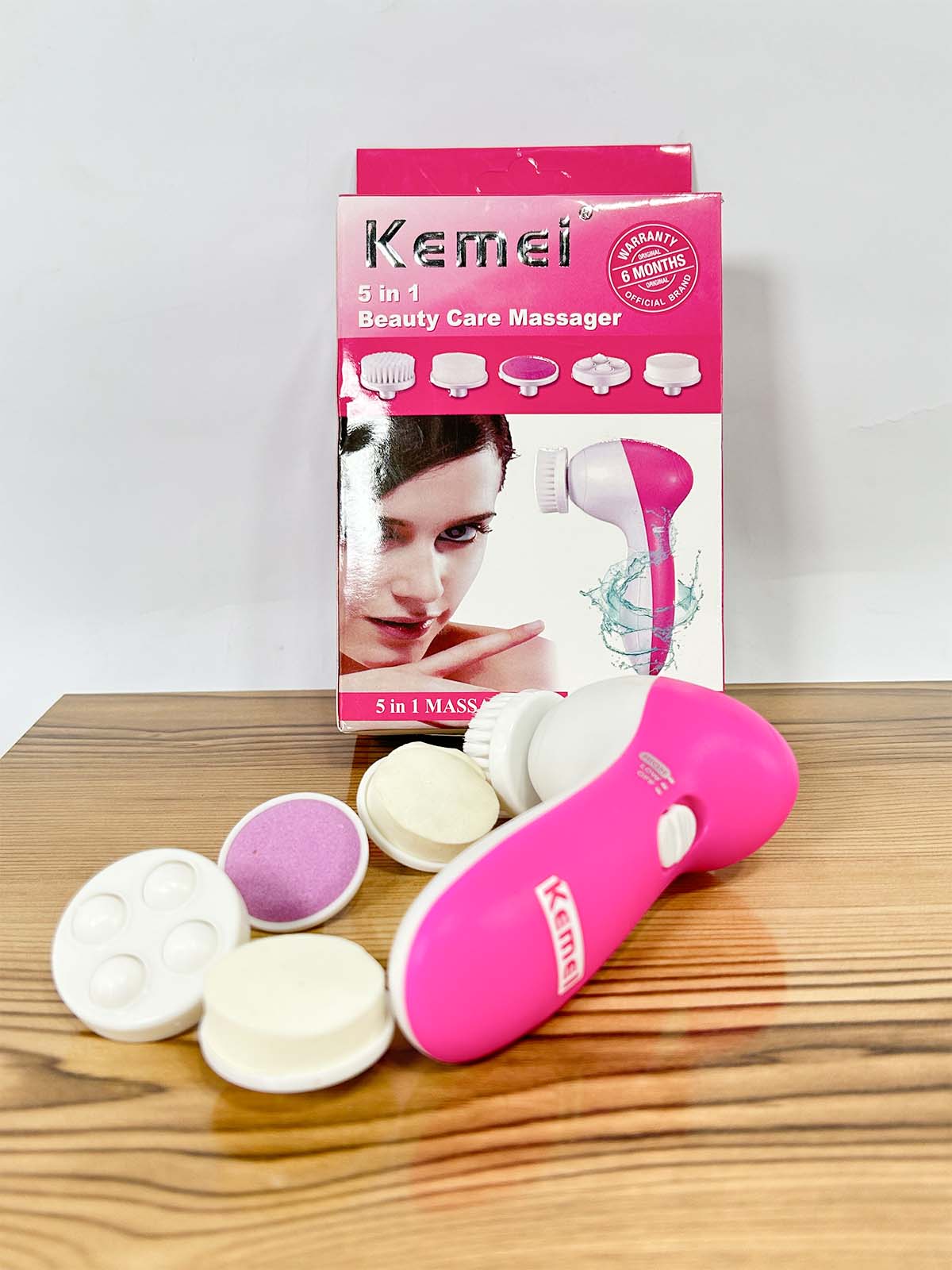 AE-8782 Kemei 5 in 1 Beauty Care Facial Massager