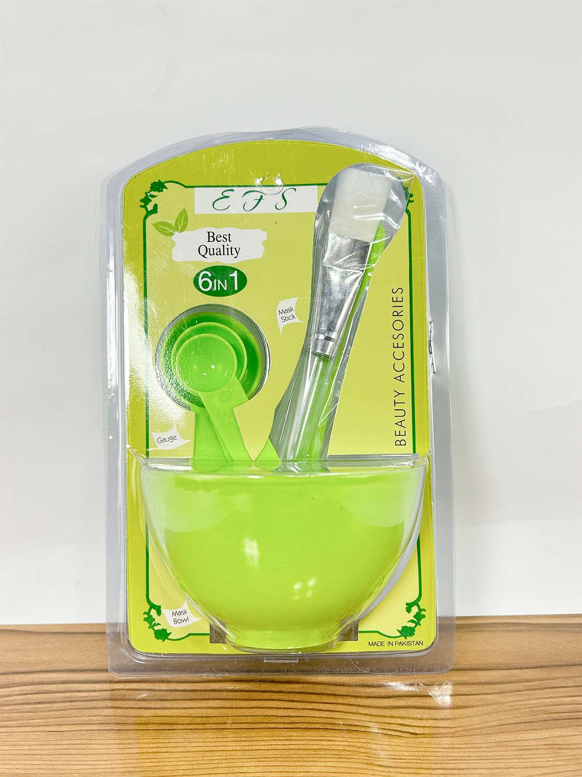 EFS 6-in-1 DIY Facial Mask Mixing Bowl Set Multicolor