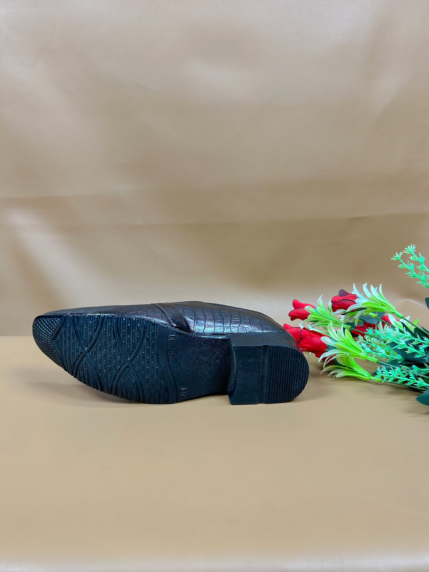 Dark Brown Formal Shoes For Men SC MS104