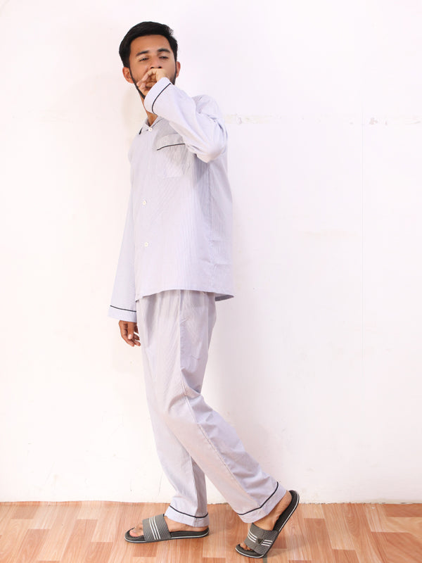 White Lines Night Suit For Men MNS04