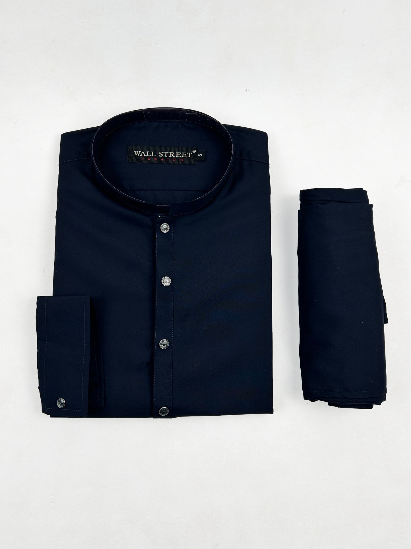 T.846 Dark Navy Blue Stitched Kurta Pajama Suit For Men 8 MSK96