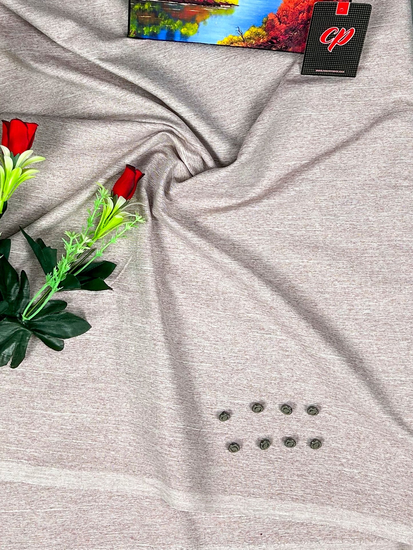 Light Pink Unstitched Kameez Shalwar For Men MUF75