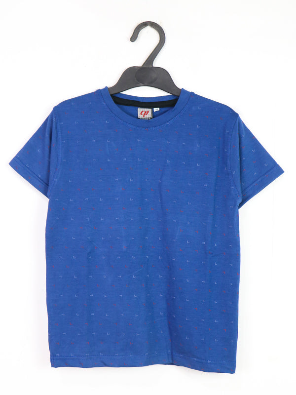 BTS03 MM Boys T-Shirt 3.5Yrs - 8Yrs Dark Blue