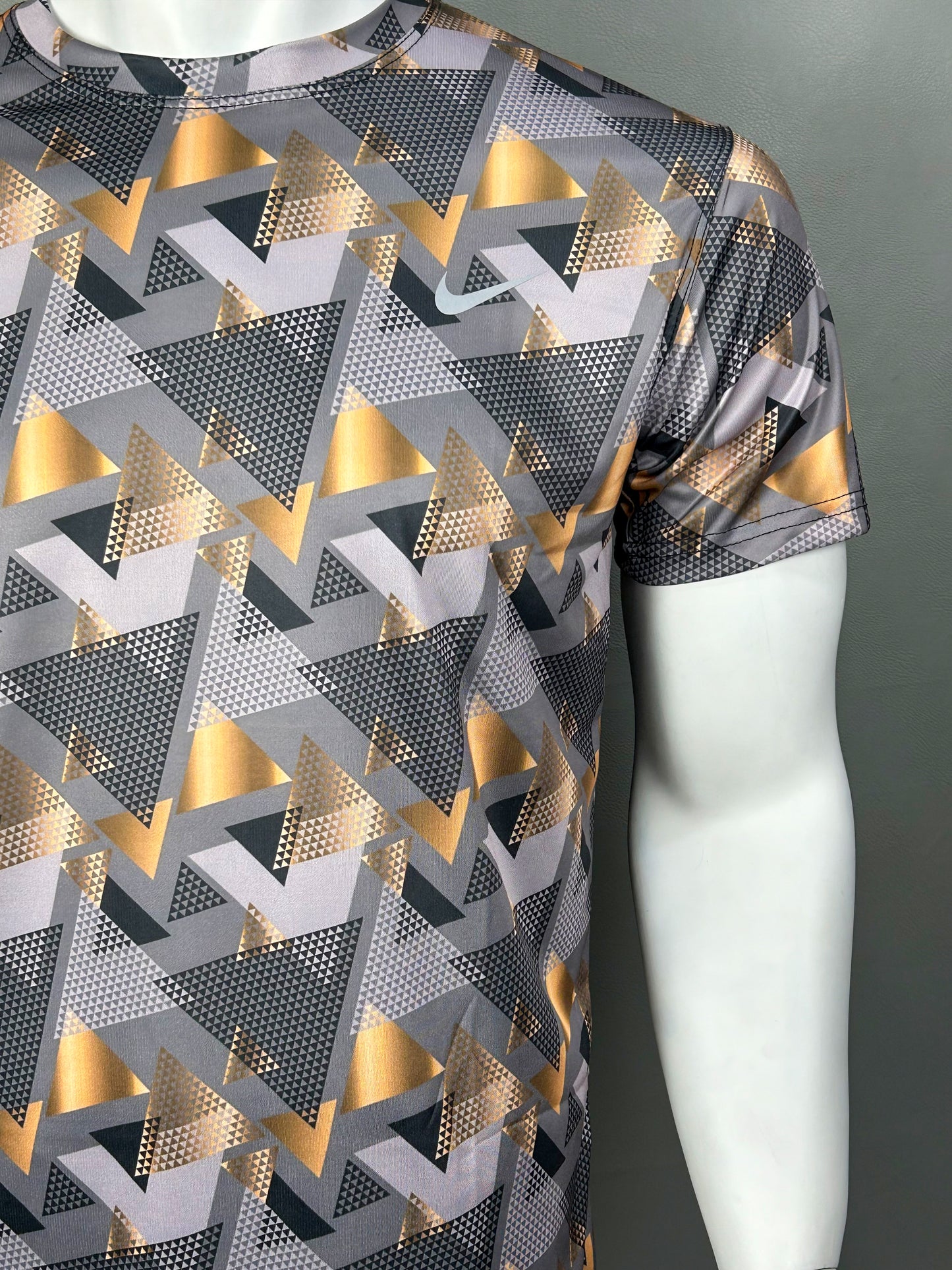 Grey Dri-Fit T-Shirt For Men MTS208