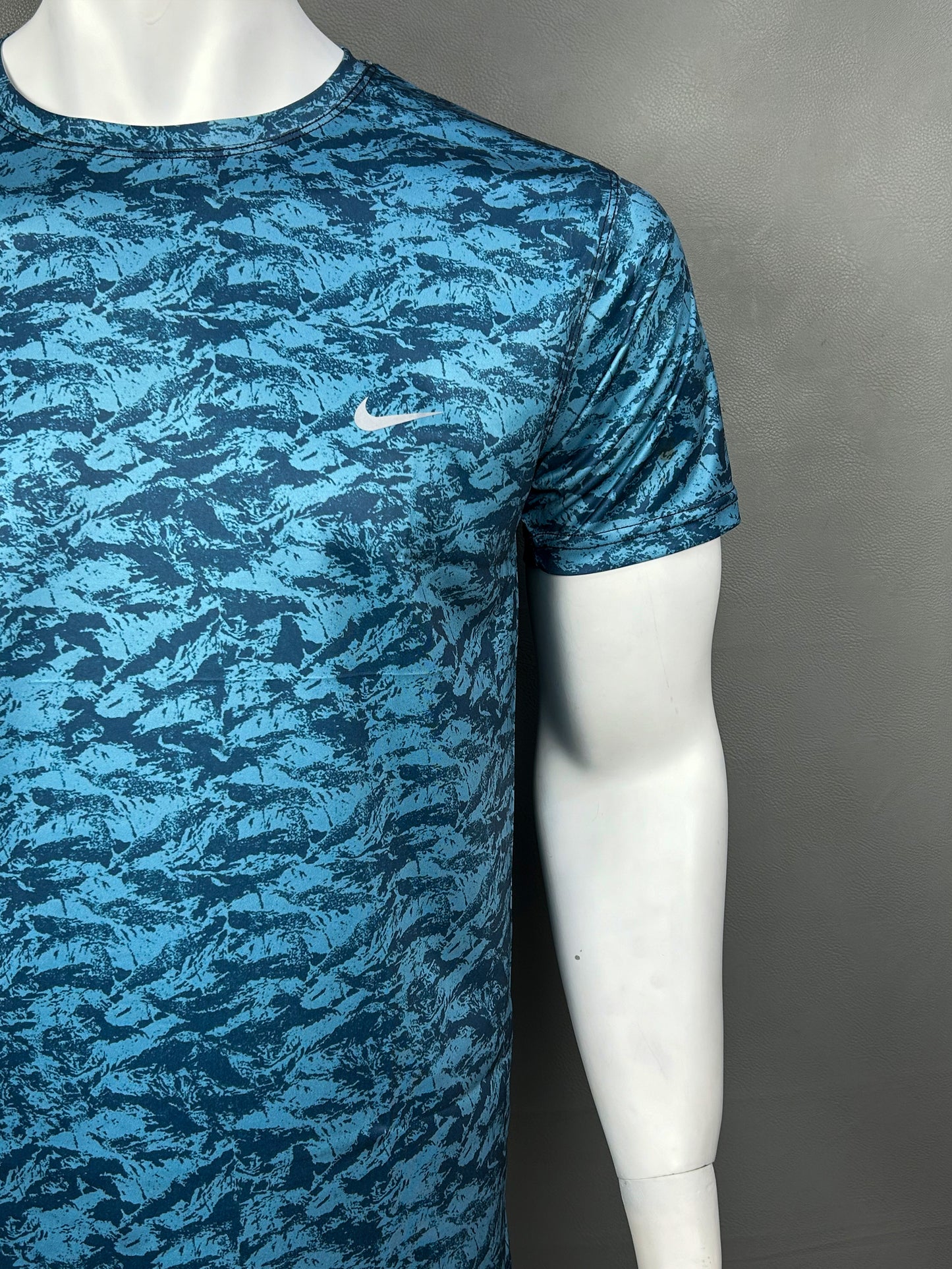 Sea Blue Dri-Fit T-Shirt For Men MTS209