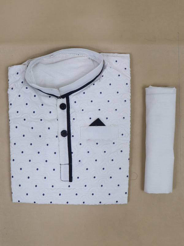 BKS39 TG Boys Shalwar Kameez Suit 1Yrs - 5Yrs White