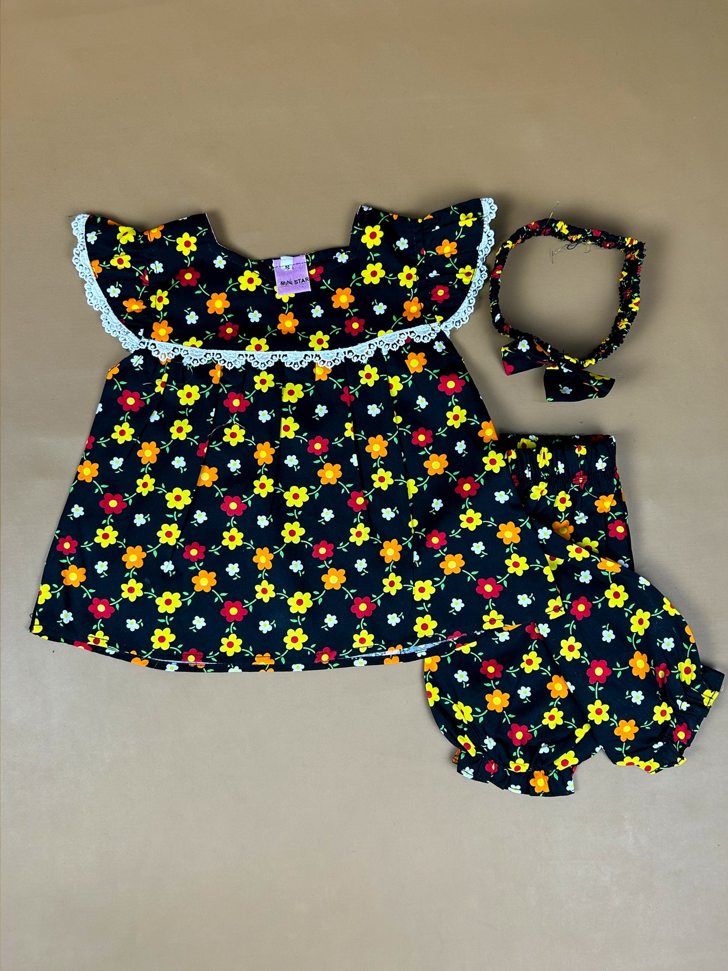 1Yr - 4Yrs Girl Floral Suit For Girls BG GS183