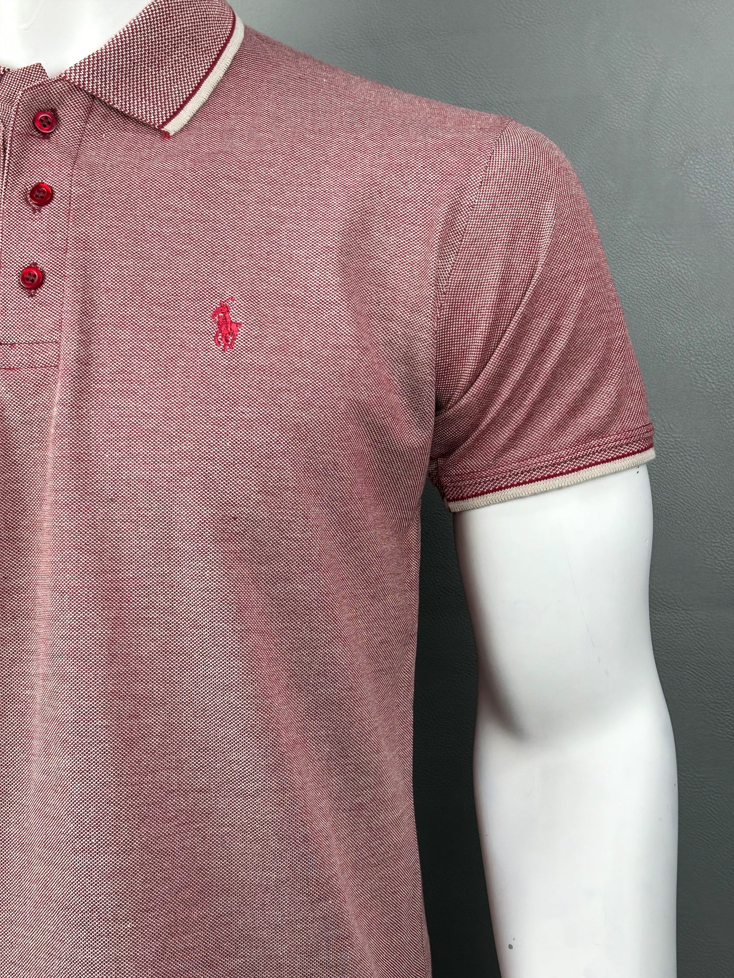Berry Red Polo T-Shirt For Men MTS159