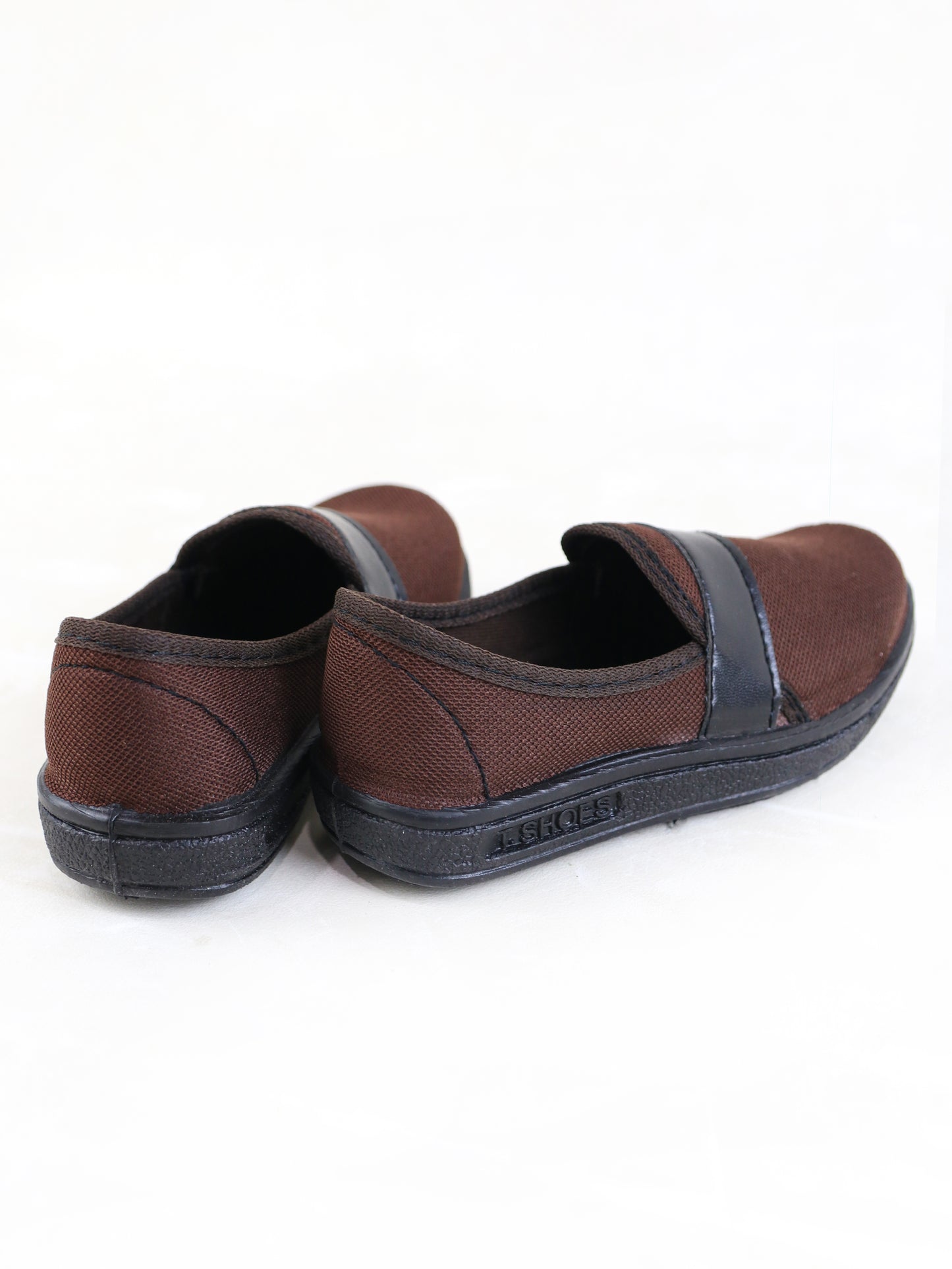 BS57 Boys Slip-On Shoes 5Yrs - 17Yrs Brown