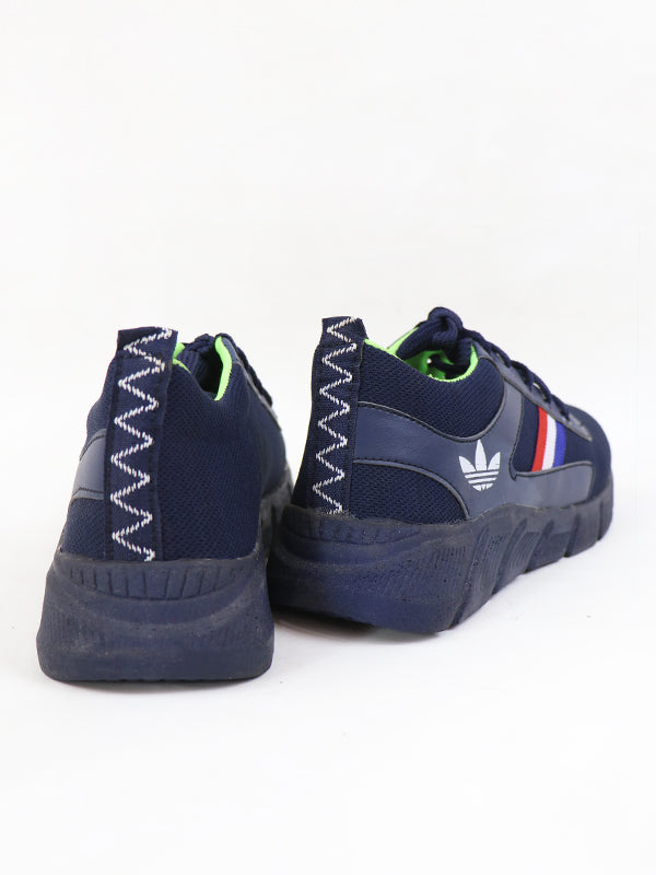 MJS28 Men's Lace-Up Casual Shoes Blue