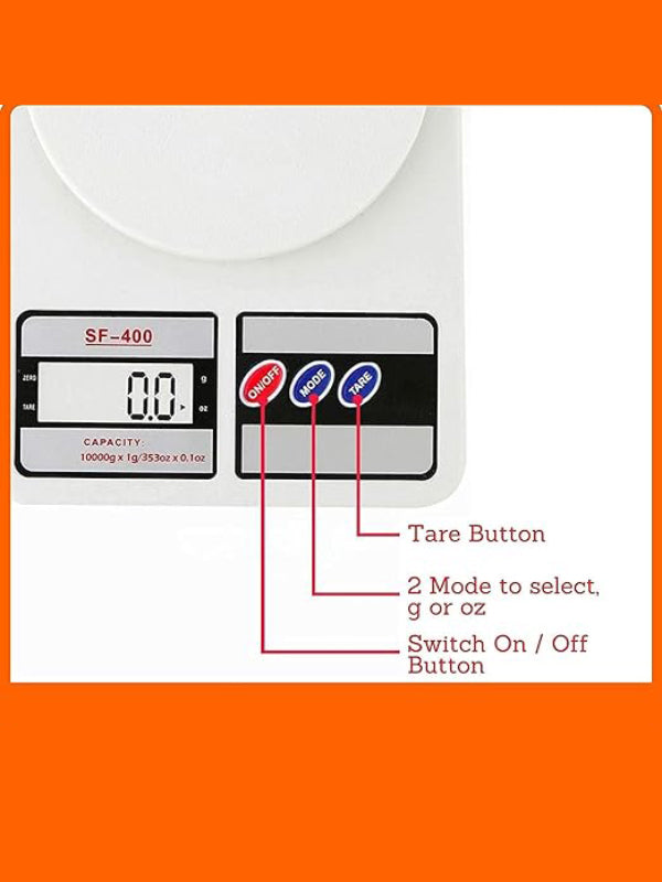 Electronic Digital Multipurpose Weight Machine for Kitchen Scale