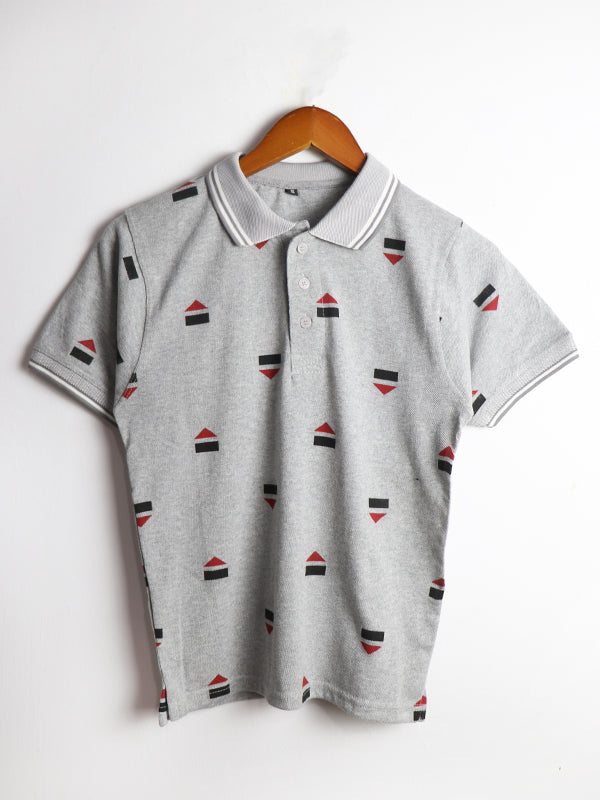 HG Men's Polo T-Shirt Grey